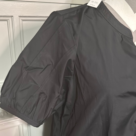 NWT J. Crew Delilah Black Dress in Cotton Poplin Size Large - Picture 6 of 13